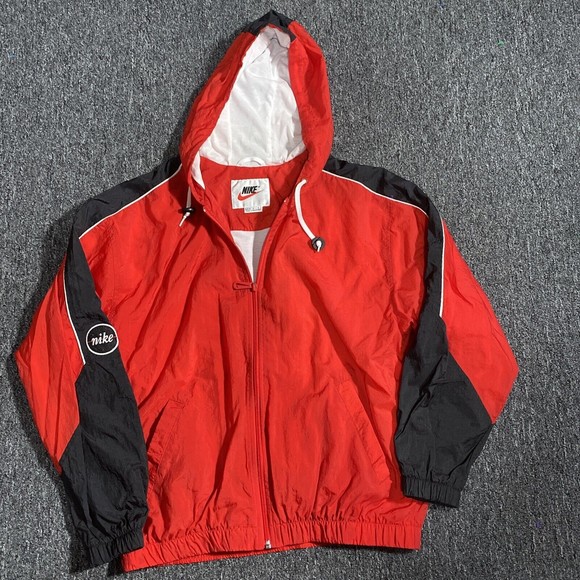 VINTAGENIKEJACKET Size L Made in PH - Nike Circle logo with line